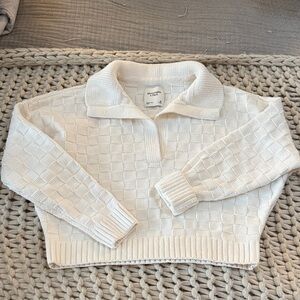 Abercrombie chenille polo Sweater